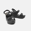 Sandal đế xuồng nữ da bò C39.ES010