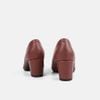 Giày cao gót Giày Việt mũi vuông đế trụ 5cm C50.EG012
