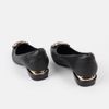Giày nữ đế cao su 3cm khoá trang trí sang trọng - C54.EG034