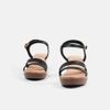 Sandal đế xuồng nữ da bò C39.ES005