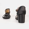 Sandal cao gót nữ đế trụ cao su 7cm có quai hậu - C57.ES012