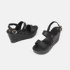 Sandal đế xuồng nữ da bò C39.ES010