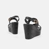 Sandal đế xuồng nữ da bò C39.ES010