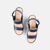 Sandal đế xuồng nữ da bò C39.ES010