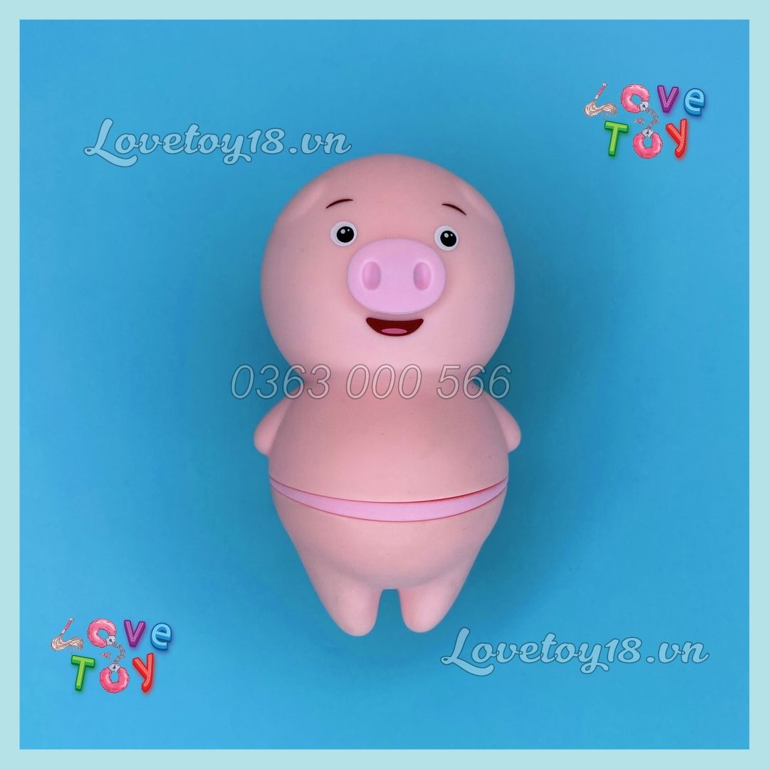 Lưỡi Rung Hình Con Heo Cute Silicone Mền Mịn Chính Hãng – Lovetoy18