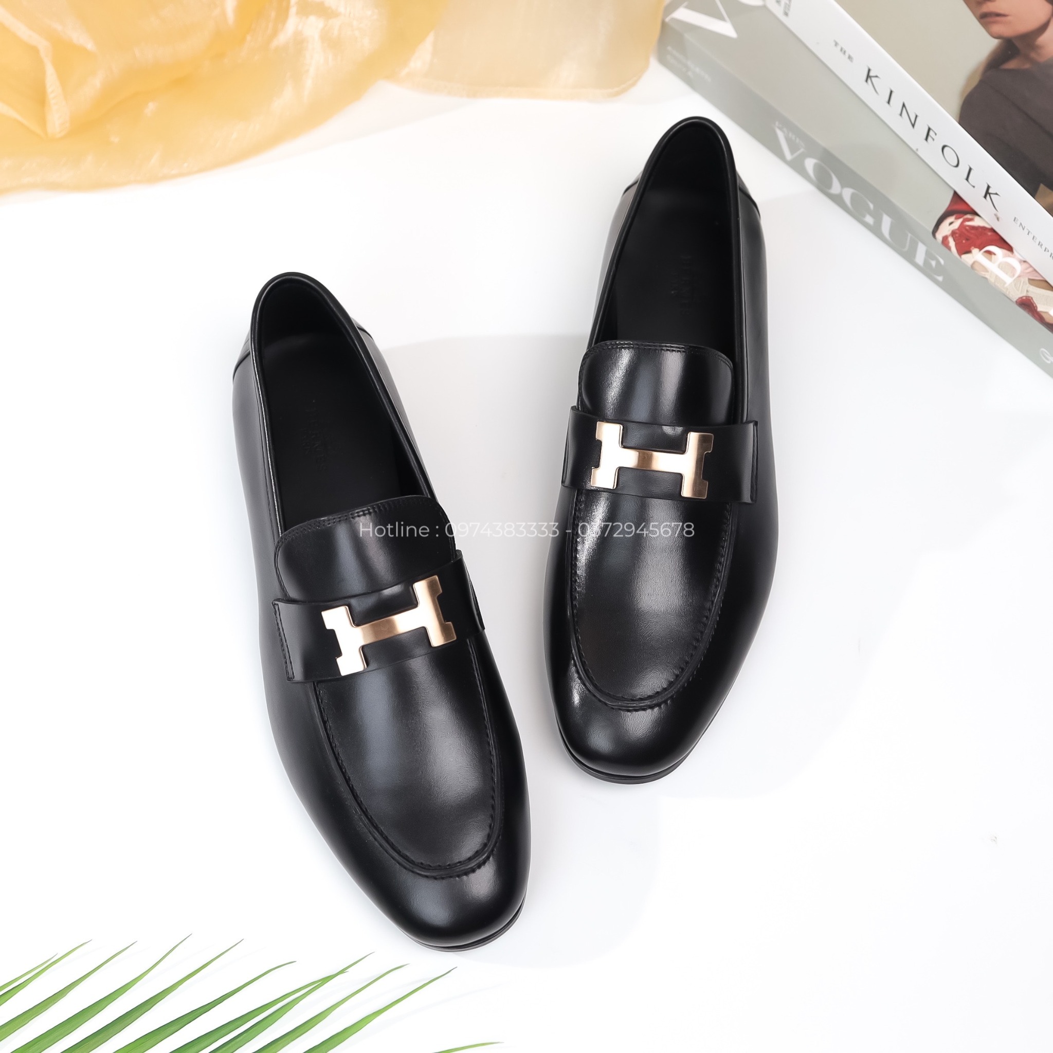 Giày Loafer Hermes - Nam G107