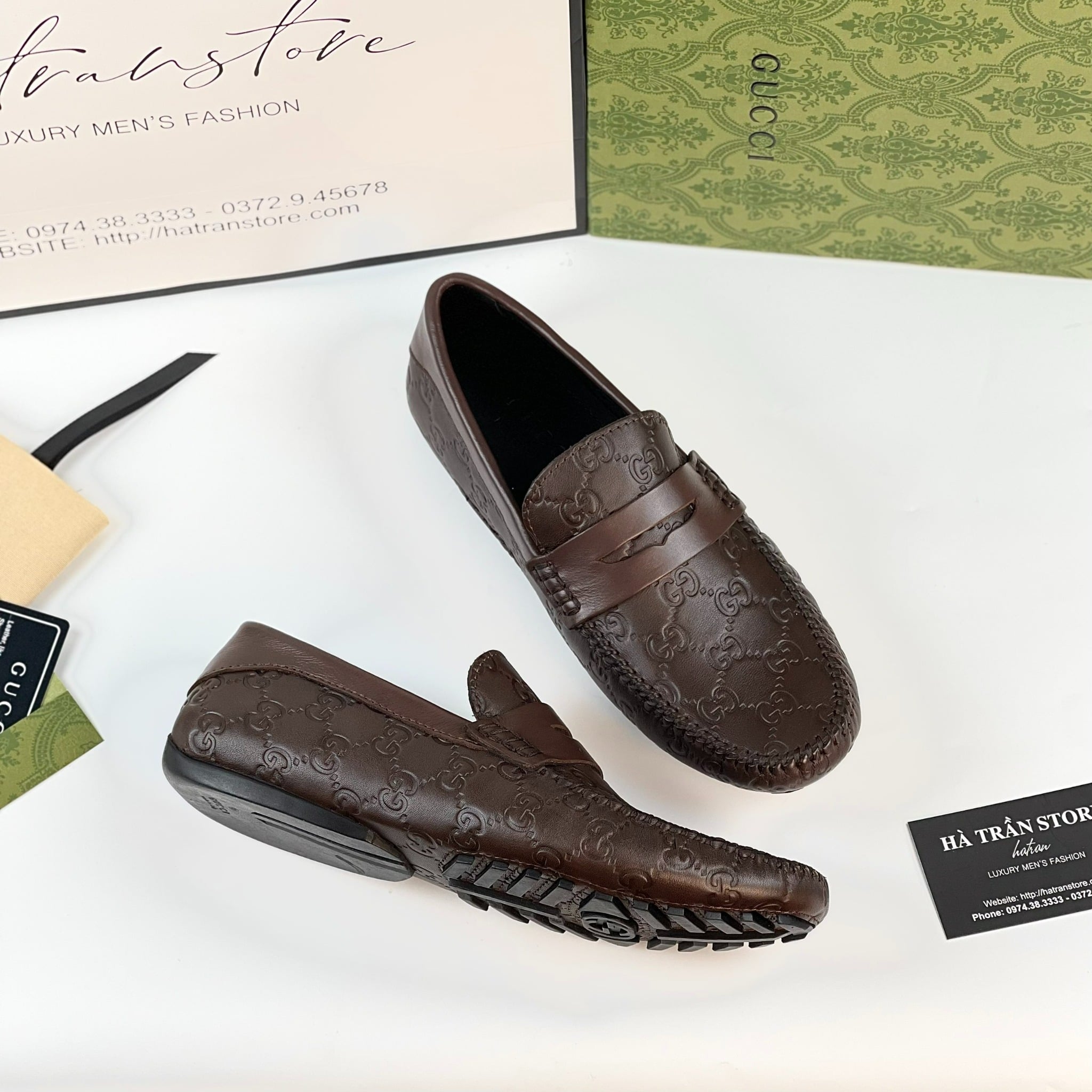 Giày Mocasin Gu.cci