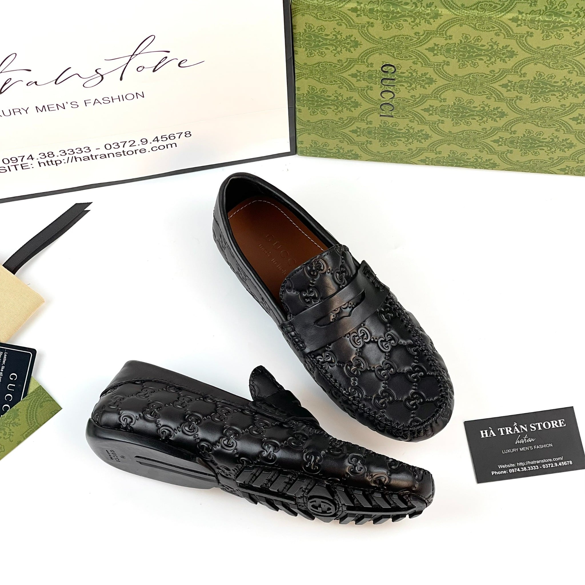 Giày Mocasin Gu.cci