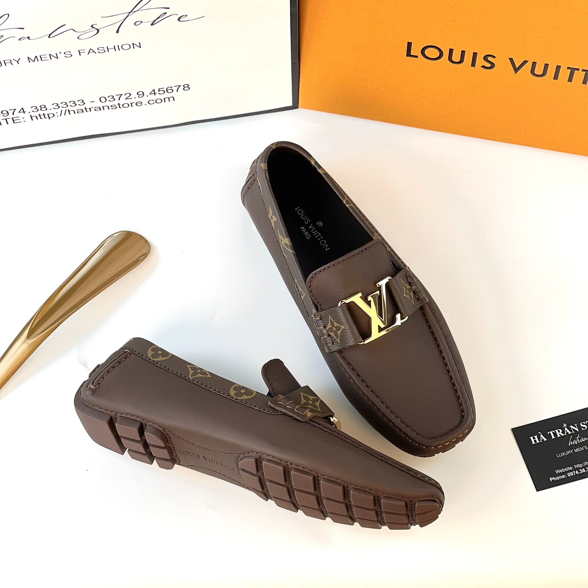 Giày Mocasin Louis Vuitton G51