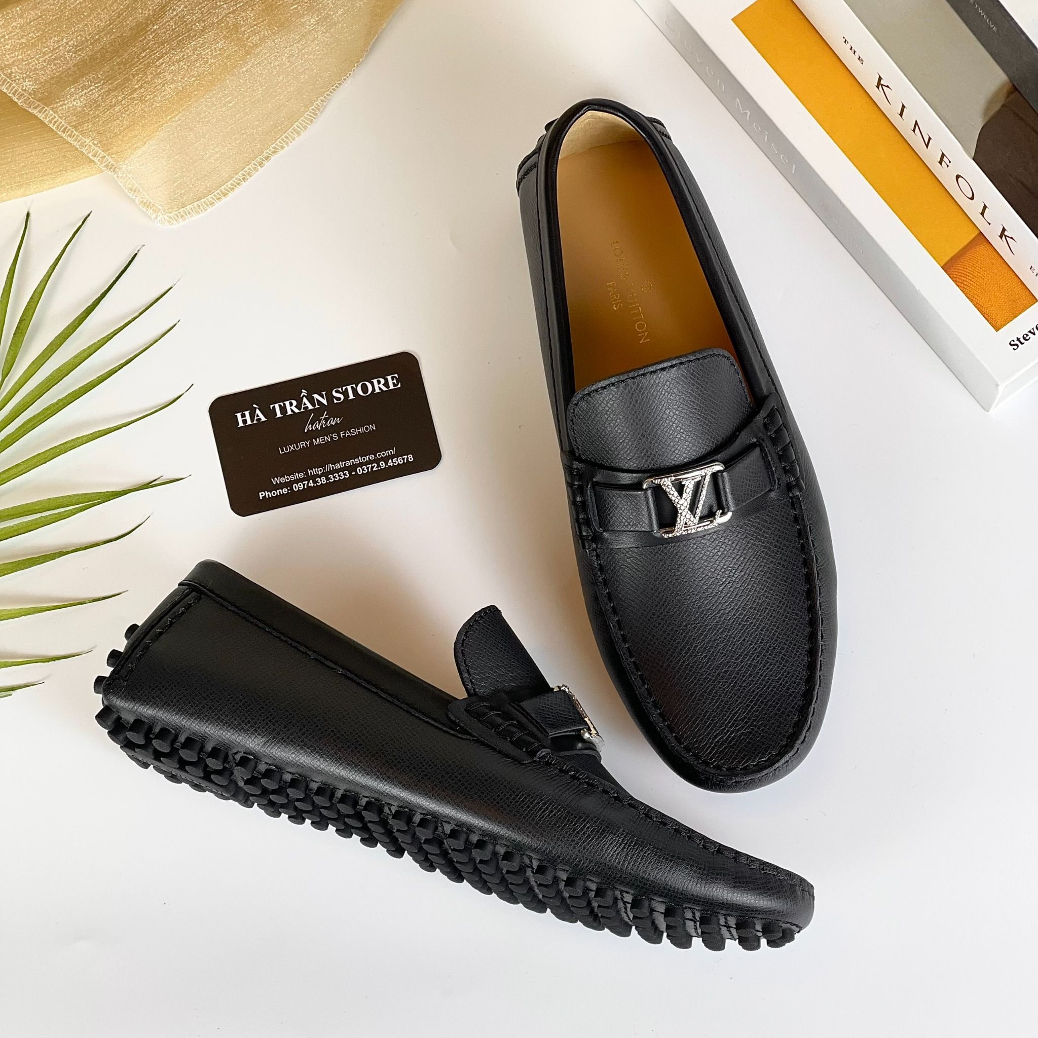 SANG TRỌNG Giày Lười Nam Louis Vuitton cách nhận biết Real Fake