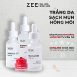  Bộ Sản Phẩm Hồng Môi Ngừa Mụn Dưỡng Sáng Trẻ Hóa Phục Hồi Niacinamide, Hyaluronic Acid, Mugwort, Pomegranate | Zee Zee Skincare 