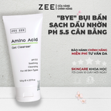  Gel Rửa Mặt Amino Acid Tạo Bọt Cân Bằng Ph 5.5 Cho Da Nhạy Cảm 120g - ZEE ZEE Skincare 