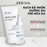  Bộ Sản Phẩm Làm Sạch Sâu Trẻ Hóa Phục Hồi Cho Da Khô Nhạy Cảm Amino Acid & Hyaluronic Acid Essence | Zee Zee Skincare 