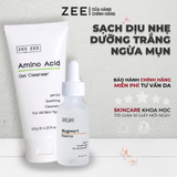  Bộ Sản Phẩm Làm Sạch Sâu Ngừa Mụn Thảo Dược Cho Da Nhạy Cảm Amino Acid & Mugwort Essence | Zee Zee Skincare 
