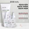  Bộ Sản Phẩm Sạch Sâu Ngừa Mụn Dưỡng Sáng Trẻ Hóa Phục Hồi Cho Da Hỗn Hợp Dầu Nhờn Amino Acid, Niacinamide, Hyaluronic Acid, Mugwort | Zee Zee 