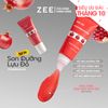  Son Dưỡng Lựu Đỏ Giúp Hồng Môi Cải Thiện Sắc Tố Khô Nứt Cấp Ẩm Zee Zee Dạng Tuýp 6g 