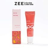  Combo Môi Yêu Son dưỡng hồng môi Lựu Đỏ+ Bưởi Hồng + Tẩy da chết môi Bưởi Hồng giúp đều màu  ZEE ZEE dạng tuýp 6g + 10g Skincare cho Nữ 