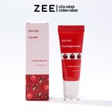  Combo Môi Yêu Son dưỡng hồng môi Lựu Đỏ+ Bưởi Hồng + Tẩy da chết môi Bưởi Hồng giúp đều màu  ZEE ZEE dạng tuýp 6g + 10g Skincare cho Nữ 