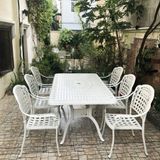 Bàn sân vườn chữ nhật DPBV08A (không gồm ghế)