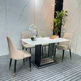 Bàn ăn chân sắt