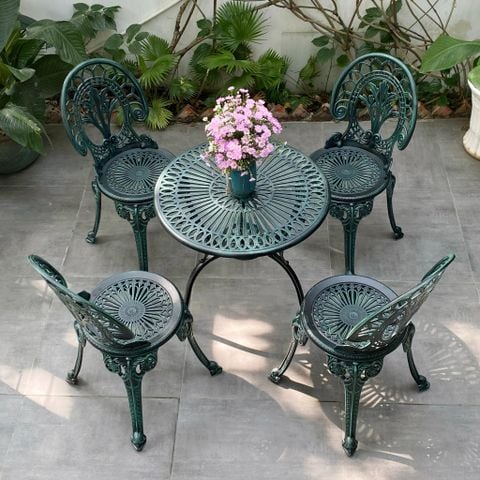 Ghế Ngoài Trời Nhôm Đúc GN28