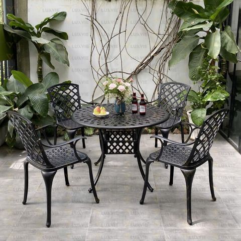 Bộ bàn ghế sân vườn BN15 + Ghế GN21