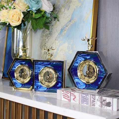 Decor Đồng hồ con tuần lộc