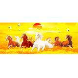 Tranh kính treo tường 3D Mã đáo thành công