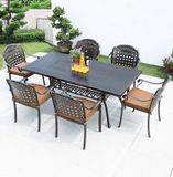 Bộ bàn ghế nhôm ngoài trời DPBV14C + Ghế LU6051C