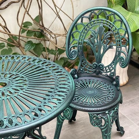 Ghế Ngoài Trời Nhôm Đúc GN28