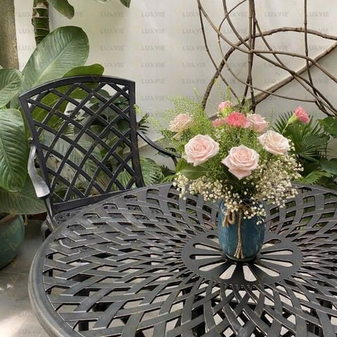 Bộ bàn ghế sân vườn BN15 + Ghế GN21