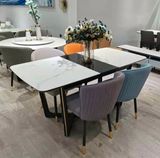 Bàn ăn mặt đá thông minh có bếp điện từ Wabi (không gồm ghế)