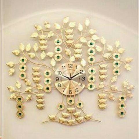 Đồng hồ treo tường Cây tài lộc 908S