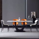 Bàn ăn mặt đá V-line (không gồm ghế)