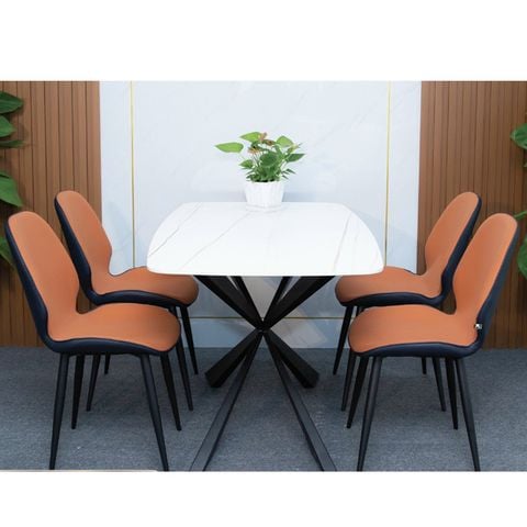 Bàn ăn mặt đá cao cấp Dorothy (không gồm ghế)