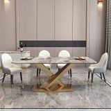 Bàn ăn mặt đá cao cấp Lavie (không gồm ghế)