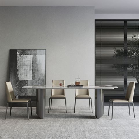Bàn ăn mặt đá cao cấp Maya (không gồm ghế)