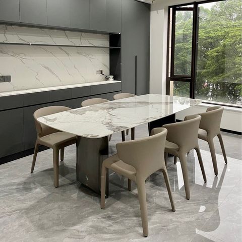 Bàn ăn mặt đá cao cấp Maya (không gồm ghế)