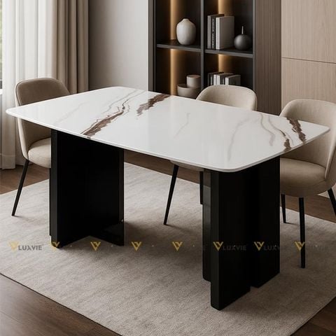 Bàn ăn mặt đá cao cấp Reya (không gồm ghế)