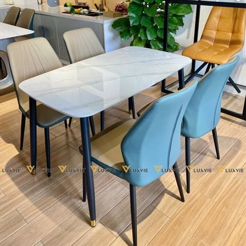 Bàn ăn mặt đá cao cấp Hebe (không gồm ghế)