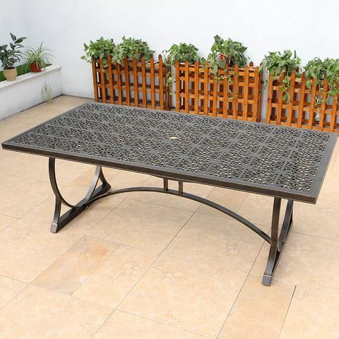 Bàn sân vườn chữ nhật BN20M (không gồm ghế)