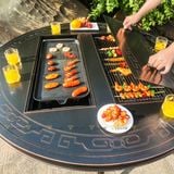 bàn nhôm đúc ngoài trời