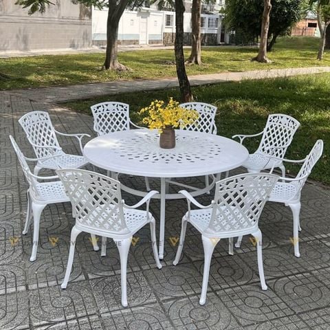 Bộ bàn ghế sân vườn BND150 + Ghế GN21