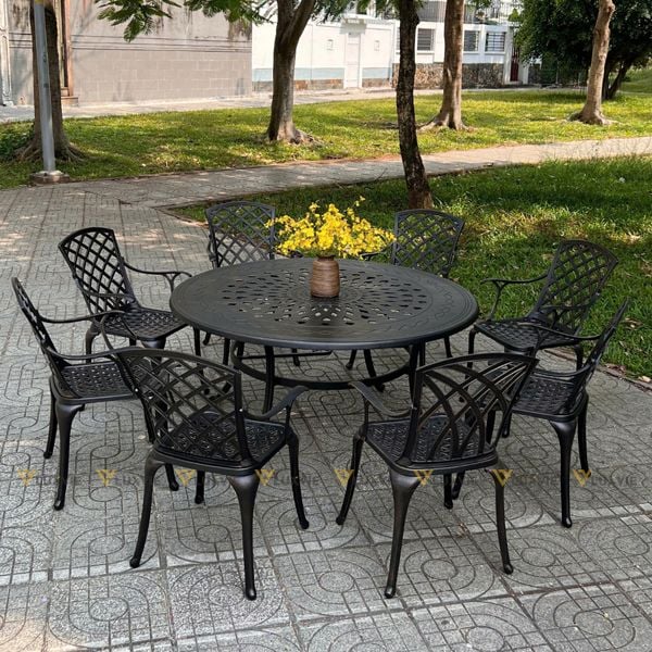 Bộ bàn ghế sân vườn BND150 + Ghế GN21