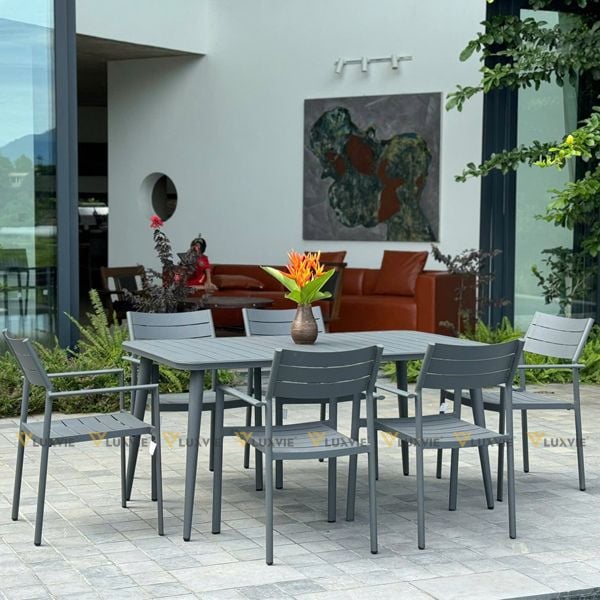 Bàn nhôm đúc ngoài trời BNCNX (không gồm ghế)
