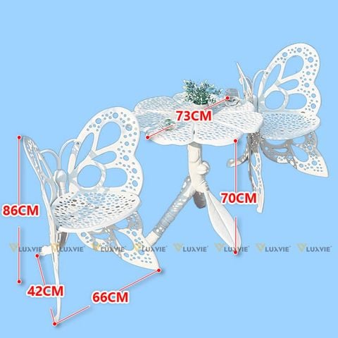 Bàn nhôm đúc ngoài trời BN033 (không gồm ghế)