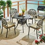 Bộ bàn ghế nhôm ngoài trời BN03 + Ghế LU6005C