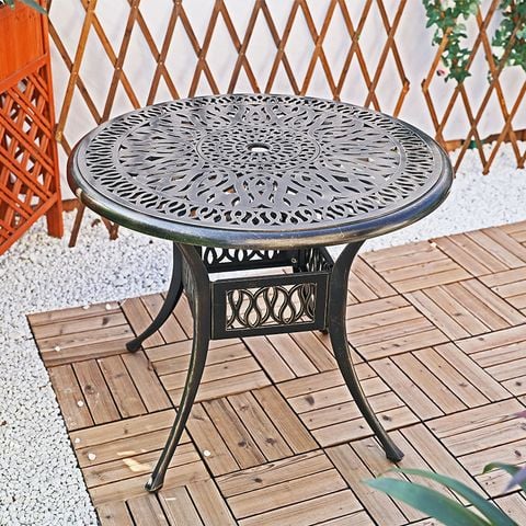 Bộ bàn ghế nhôm ngoài trời BN03 + Ghế LU6005C