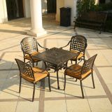 Bộ bàn ghế sân vườn V80 + Ghế LU6051C