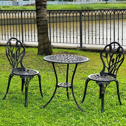 Ghế ngoài trời nhôm đúc GN12